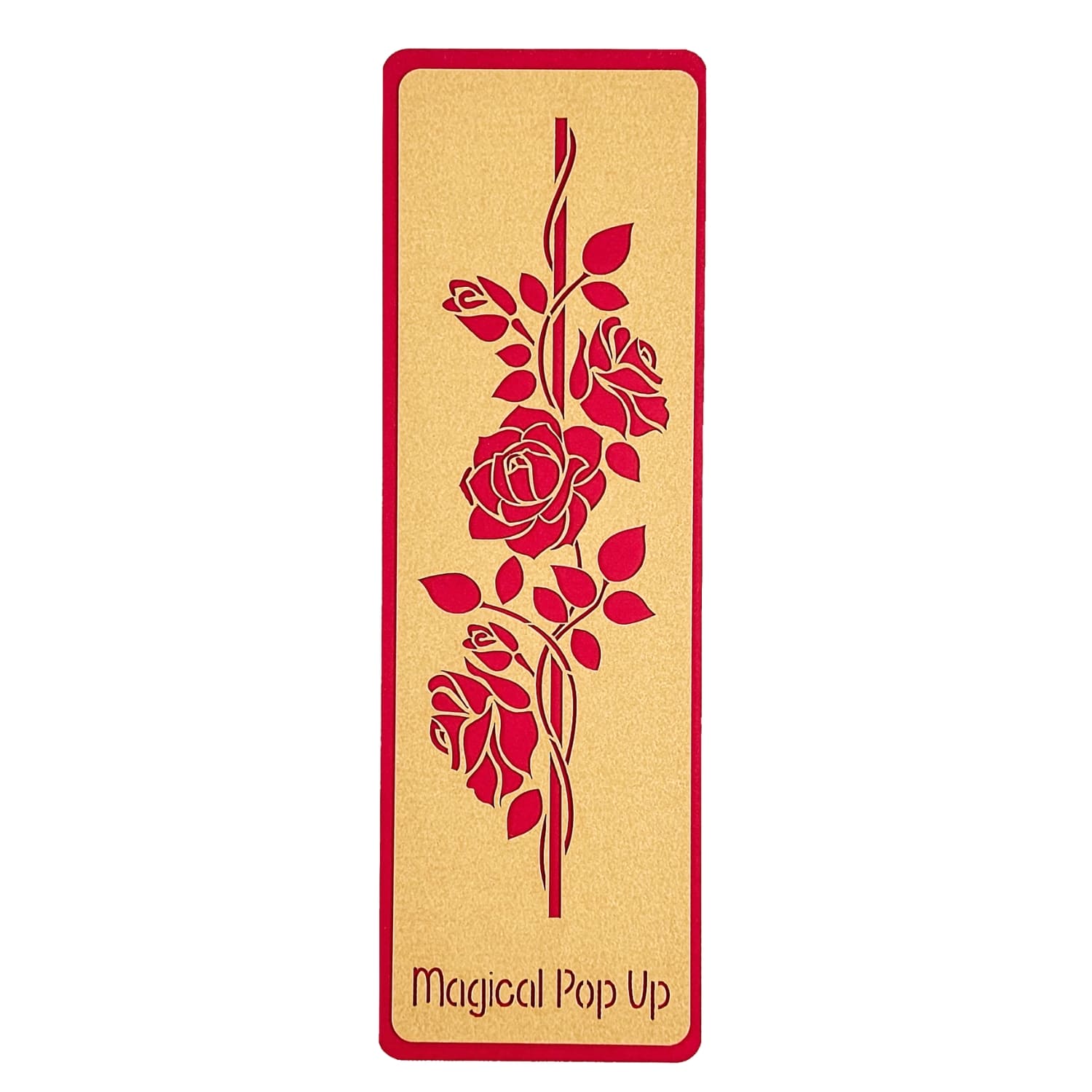 Marcador livro rosa vermelha Marcador de livro com rosas