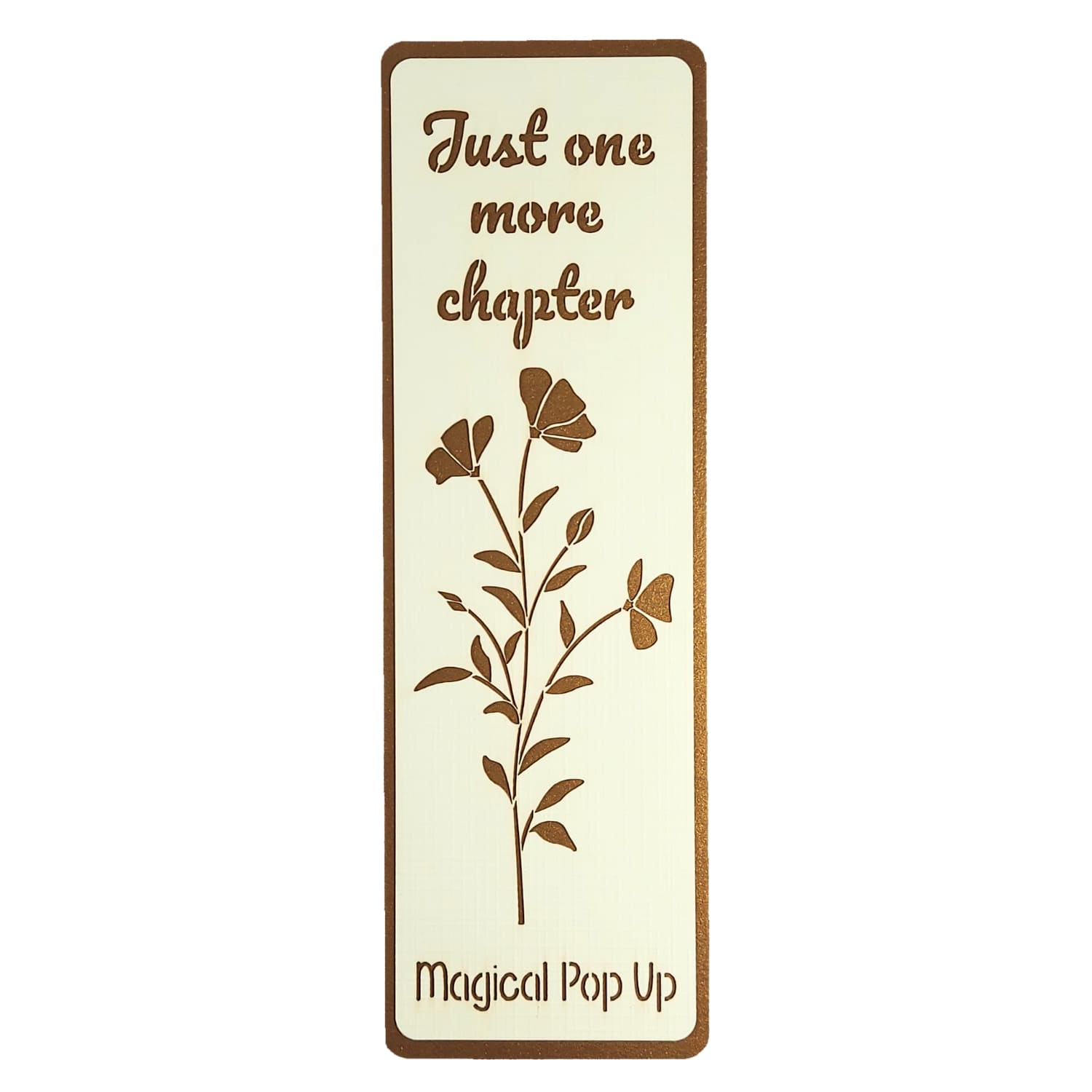 Marcador livro signo gold Marcador de livro One more chapter