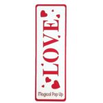 Marcador de livro com a palavra Love